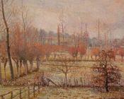 卡米耶 毕沙罗 : Hoarfrost, Morning